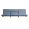 Blu Dot Perch Outdoor 3 Seat Sofa In Sunbrella Haze/charcoal