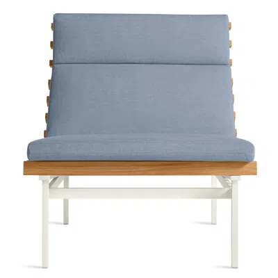 Blu Dot Perch Outdoor Lounge Chair - Sunbrella Haze / White