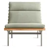 Blu Dot Perch Outdoor Lounge Chair In Sunbrella Oasis/charcoal