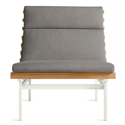 Blu Dot Perch Outdoor Lounge Chair - Toohey Charcoal / White