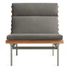 Blu Dot Perch Outdoor Lounge Chair In Toohey Charcoal/charcoal