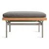 Blu Dot Perch Outdoor Ottoman In Toohey Charcoal