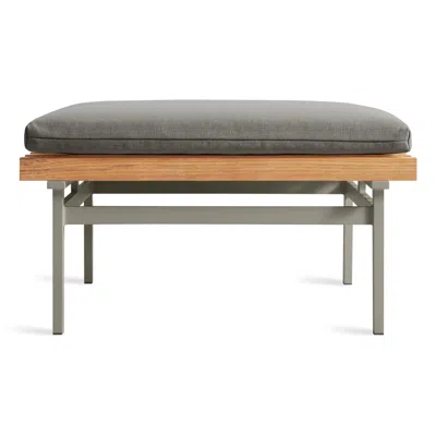 Blu Dot Perch Outdoor Ottoman - Toohey Charcoal / Charcoal