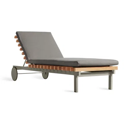 Blu Dot Perch Outdoor Sun Lounger - Toohey Charcoal / Charcoal