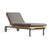 Blu Dot Perch Sunlounger In Toohey Charcoal