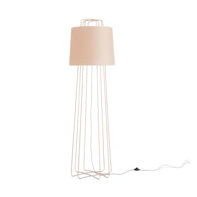 Blu Dot Perimeter Floor Lamp In Blush/blush