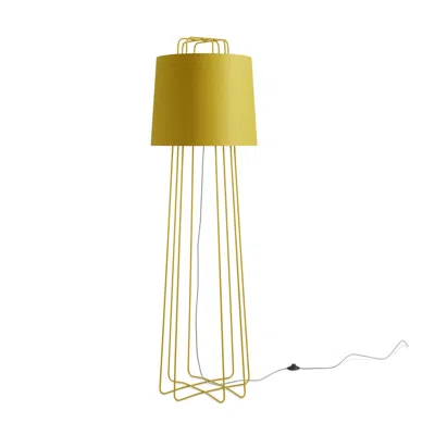 Blu Dot Perimeter Floor Lamp - Ochre In Brown