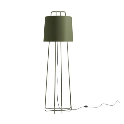 Blu Dot Perimeter Floor Lamp - Olive In Green