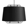 Blu Dot Perimeter Large Pendant Light In Black/black