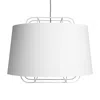 Blu Dot Perimeter Large Pendant Light In White/white
