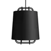 Blu Dot Perimeter Small Pendant Light In Black/black