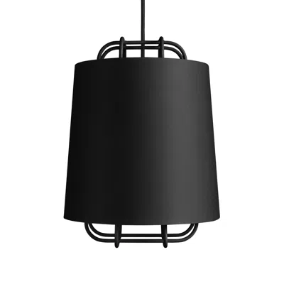 Blu Dot Perimeter Small Pendant Light In Black/black