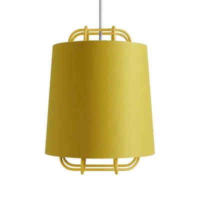 Blu Dot Perimeter Small Pendant Light - Ochre In Brown