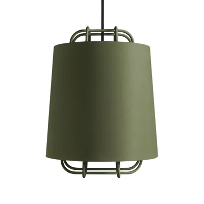 Blu Dot Perimeter Small Pendant Light - Olive In Green