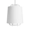 Blu Dot Perimeter Small Pendant Light In White/white