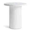 Blu Dot Plateau Side Table - White In White