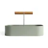 Blu Dot Pluck Large Caddy In Grey Green