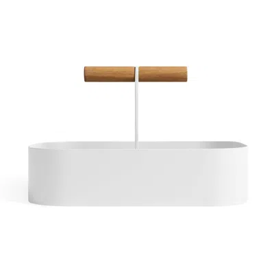 Blu Dot Pluck Large Caddy In White