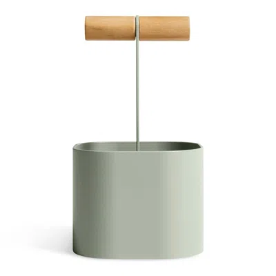 Blu Dot Pluck Small Caddy - Grey Green In Gray