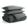 Blu Dot Popple Duvet Set In Charcoal