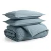 Blu Dot Popple Duvet Set In Grey Blue