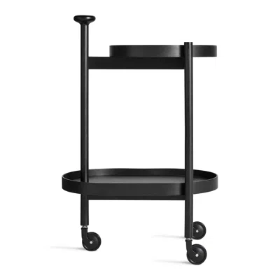 Blu Dot Por Favor Bar Cart In Black On Ash
