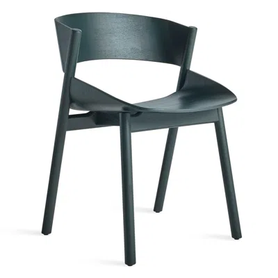 Blu Dot Port Dining Chair In Navy Green On Ash