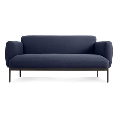 Blu Dot Puff Puff 67" Sofa - Maharam Mode In Society In Blue