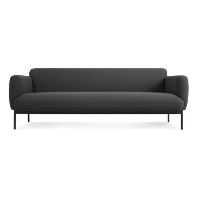 Blu Dot Puff Puff 87" Sofa - Maharam Meld In Panda In Black