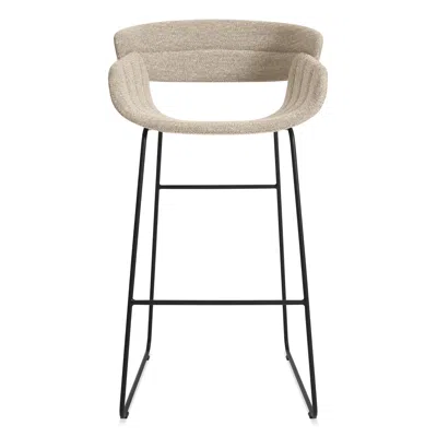 Blu Dot Racer Barstool In Tait Stone
