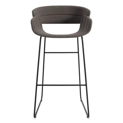 Blu Dot Racer Barstool In Toohey Charcoal