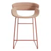 Blu Dot Racer Counter Stool In Tait Tomato