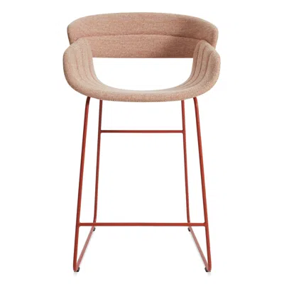 Blu Dot Racer Counter Stool In Tait Tomato