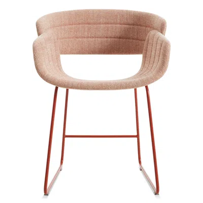 Blu Dot Racer Dining Chair In Tait Tomato