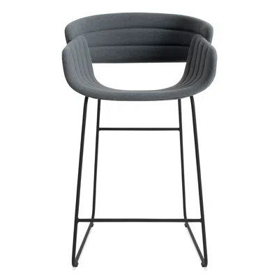 Blu Dot Racer Stool - Counter Stool / Maharam Mode In Machine