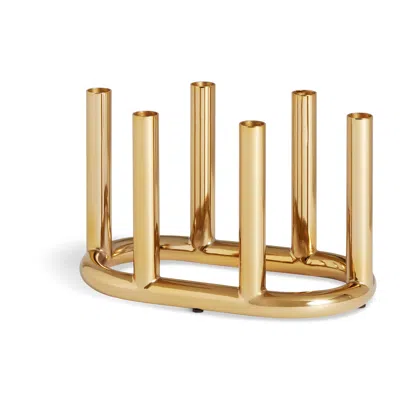 Blu Dot Rad Large Candelabra In Brass