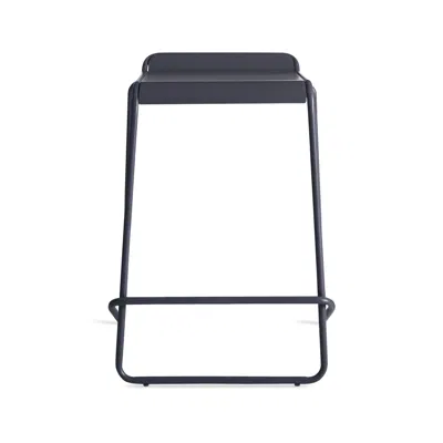 Blu Dot Ready Stacking Stool - Counter Stool / Navy In Blue