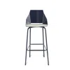 Blu Dot Real Good Stool Pad - Black In Blue