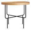 Blu Dot Roundhouse Low Side Table In White Oak