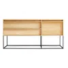 Blu Dot Rule 1 Door / 2 Drawer Console In White Oak