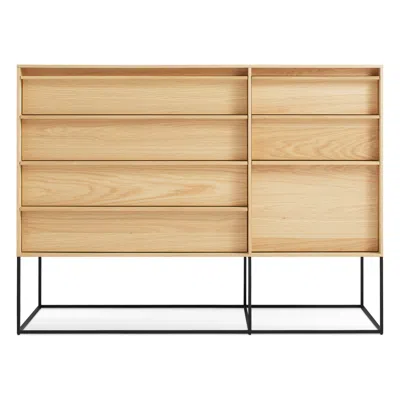 Blu Dot Rule Large Dresser - White Oak In Brown