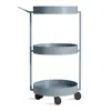 Blu Dot Scoots Mcgee Cart In Grey Blue