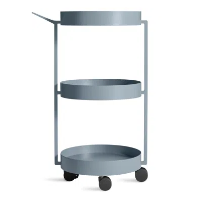 Blu Dot Scoots Mcgee Cart - Grey Blue In Multi