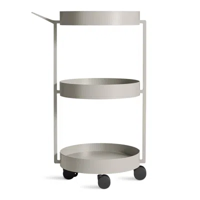Blu Dot Scoots Mcgee Cart - Putty In Gray