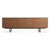Blu Dot Series 11 2 Door/2 Drawer Console In Walnut/oblivion