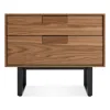 Blu Dot Series 11 Nightstand In Walnut/oblivion