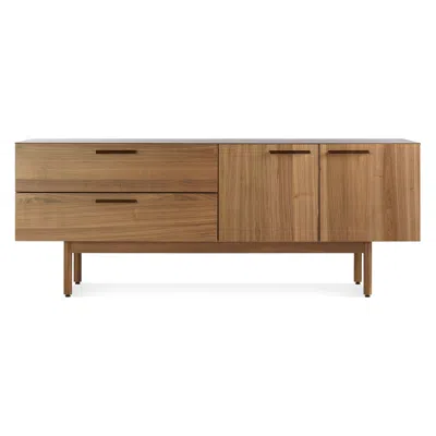 Blu Dot Shale 2 Drawer / 2 Door Dresser In Walnut