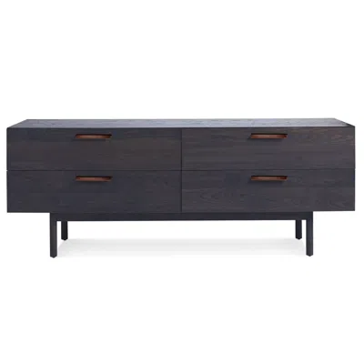 Blu Dot Shale 4 Drawer Dresser - Smoke In Gray
