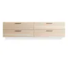 Blu Dot Shale 4 Drawer Wall-mounted Cabinet In Hickory