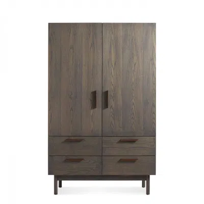 Blu Dot Shale Bar Cabinet - Smoke In Gray